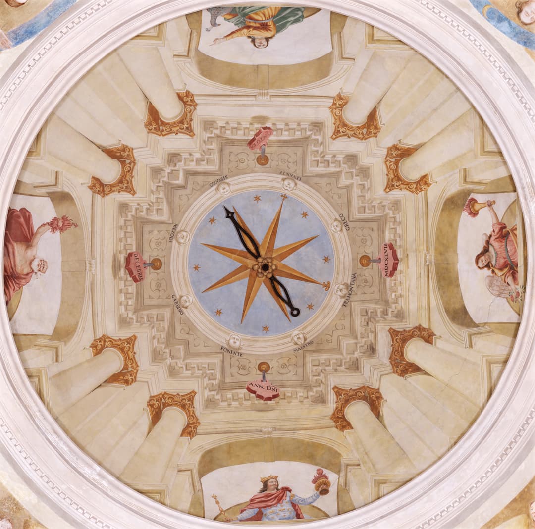 Rosa dei venti di Villa Selvatico